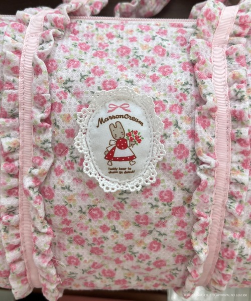 sanrio(サンリオ)の「【MARRONCREAM】QUILTING MINI BAG(ハンドバッグ・レディース・ピンク/ホワイト×ライトピンク/オフホワイト・FREE)」の6枚目の写真