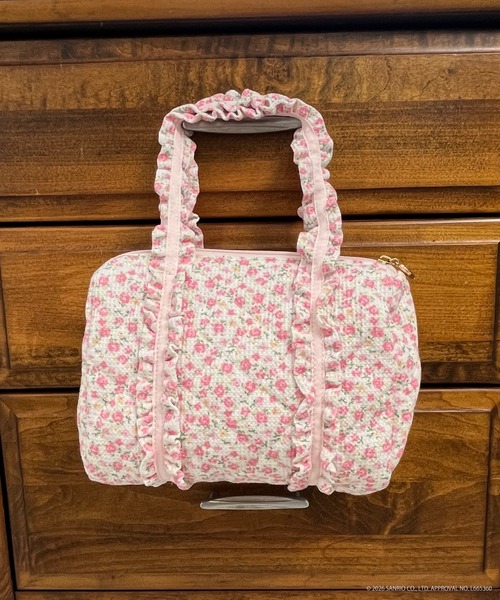 sanrio(サンリオ)の「【MARRONCREAM】QUILTING MINI BAG(ハンドバッグ・レディース・ピンク/ホワイト×ライトピンク/オフホワイト・FREE)」の8枚目の写真