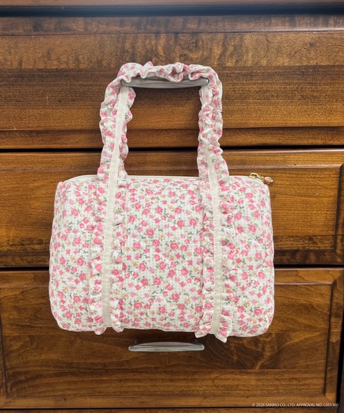 sanrio(サンリオ)の「【MARRONCREAM】QUILTING MINI BAG(ハンドバッグ・レディース・ピンク/ホワイト×ライトピンク/オフホワイト・FREE)」の5枚目の写真