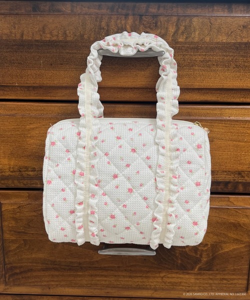 sanrio(サンリオ)の「【MARRONCREAM】QUILTING MINI BAG(ハンドバッグ・レディース・ピンク/ホワイト×ライトピンク/オフホワイト・FREE)」の10枚目の写真