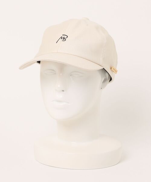 MAISON Birth（メゾンバース）の「MAISON Birth メゾンバース / N1 LOGO CAP リプロダクトロゴキャップ / MB-26102（キャップ・レディース・ブラック/オフホワイト/キャメル・FREE）」の5枚目の写真