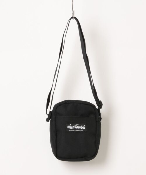 WILD THINGS SHOULDER BAG ブラック WILD THINGS】VERTICAL SHOULDER BAG 縦型 ミニショルダー コーデュラ