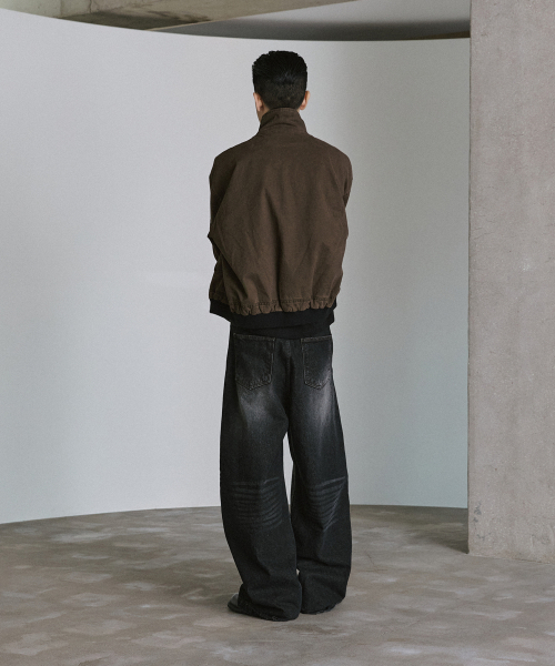P.IN.O(ピインオ)の「ハイネックフライトジャケット - ブラウン(その他アウター・メンズ・その他・MEDIUM/LARGE)」の4枚目の写真