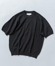 URBAN RESEARCH ROSSO MEN（アーバンリサーチロッソメン）の「『WEB限定』変形カノコ半袖クルーネックニット（ニット/セーター）」