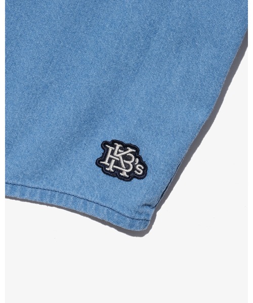 KEBOZ(ケボズ)の「DENIM SHIRT(シャツ/ブラウス・メンズ・ブルー/インディゴブルー・M/L/XL)」の5枚目の写真