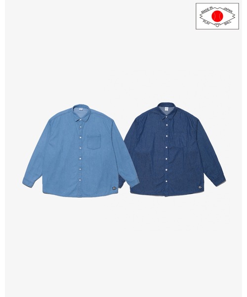 KEBOZ(ケボズ)の「DENIM SHIRT(シャツ/ブラウス・メンズ・ブルー/インディゴブルー・M/L/XL)」の10枚目の写真
