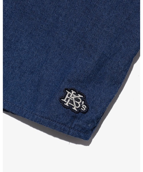 KEBOZ(ケボズ)の「DENIM SHIRT(シャツ/ブラウス・メンズ・ブルー/インディゴブルー・M/L/XL)」の13枚目の写真
