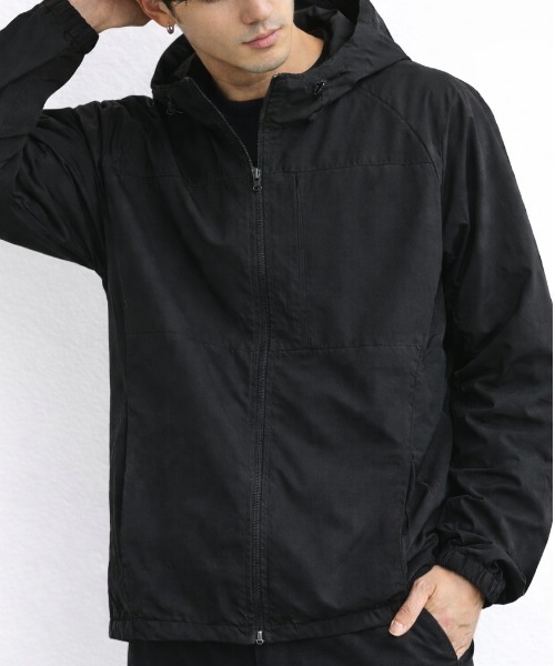 CORISCO(コリスコ)の「接触冷感ストレッチ吸水速乾フードブルゾン(M1)(パーカー・メンズ・ブラック/グレー・X-LARGE/MEDIUM/LARGE)」の2枚目の写真