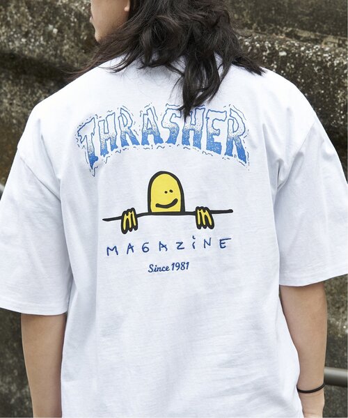 THRASHER(スラッシャー)の「THRASHER スラッシャー マークゴンザレスロゴTシャツ(Tシャツ/カットソー・メンズ・ブラック/グレー/ホワイト・M/L/LL)」の2枚目の写真