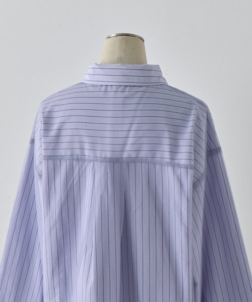 goocy（グーシー）の「チュール被せショートシャツ（シャツ/ブラウス・レディース・ブラック/ブルー/ホワイト/ピンク・FREE）」の11枚目の写真