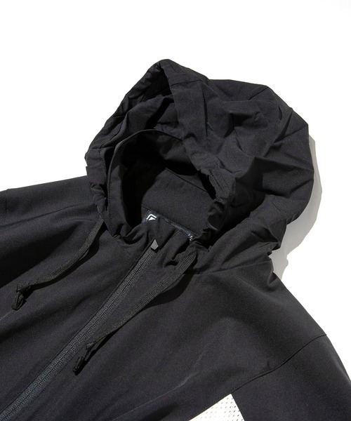 reversal.dogi.design.works(リバーサル・ドーギ・デザイン・ワークス)の「<reversal/リバーサル>4WAY DRY ZIP UP JACKET(ナイロンジャケット・メンズ・ブラック×イエロー/ブラック×ホワイト/ブラック・X-LARGE/LARGE/MEDIUM)」の8枚目の写真