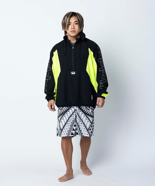 reversal.dogi.design.works(リバーサル・ドーギ・デザイン・ワークス)の「<reversal/リバーサル>4WAY DRY ZIP UP JACKET(ナイロンジャケット・メンズ・ブラック×イエロー/ブラック×ホワイト/ブラック・X-LARGE/LARGE/MEDIUM)」の16枚目の写真