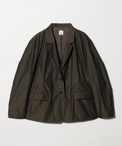 6（ロク）の「＜6(ROKU)＞ポリエステル 2B ジャケット（テーラードジャケット・レディース・ブラウン系/グレー系・36/38）」の5枚目の写真