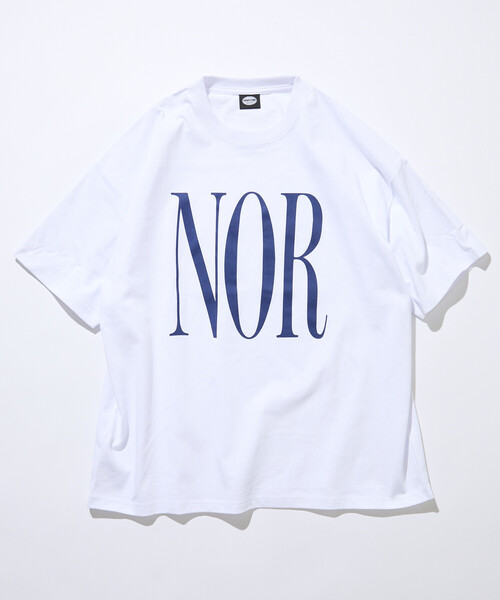 FREAK'S STORE(フリークスストア)の「限定展開 ビッグシルエット プリント クルーネック Tシャツ / NOR(Tシャツ/カットソー・メンズ・ネイビー/スミクロ/ホワイト/ブラウン・SMALL/MEDIUM/LARGE)」の10枚目の写真