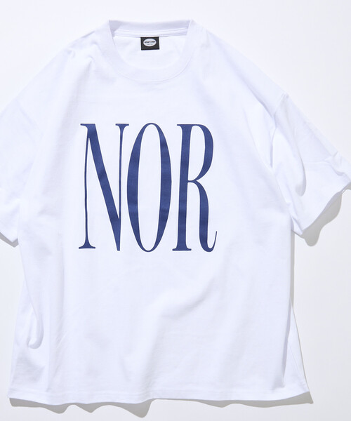 FREAK'S STORE(フリークスストア)の「限定展開 ビッグシルエット プリント クルーネック Tシャツ / NOR(Tシャツ/カットソー・メンズ・ネイビー/スミクロ/ホワイト/ブラウン・SMALL/MEDIUM/LARGE)」の11枚目の写真