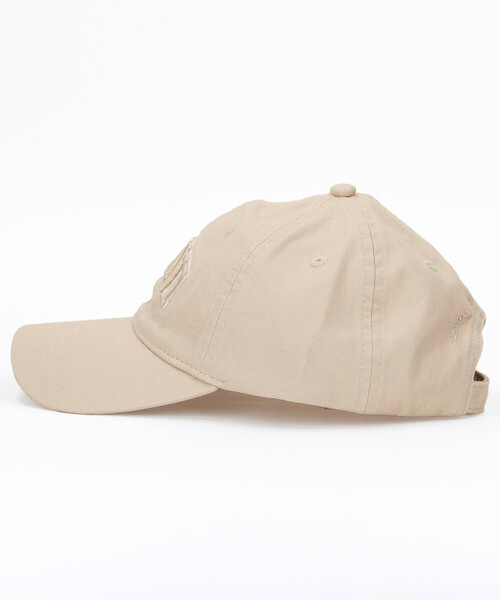 GANNI（ガニー）の「GANNI/ガニー Washed Cotton Canvas Cap / A6901 / ベースボール ロゴ キャップ（キャップ・レディース・オフホワイト・ONE SIZE）」の2枚目の写真