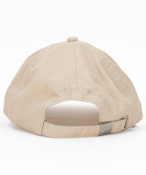 GANNI（ガニー）の「GANNI/ガニー Washed Cotton Canvas Cap / A6901 / ベースボール ロゴ キャップ（キャップ・レディース・オフホワイト・ONE SIZE）」の3枚目の写真