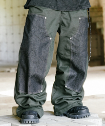 ROARINGRAD（ロアリングラド）の「ダブルニーカーペンターパンツカーキ（その他パンツ）」
