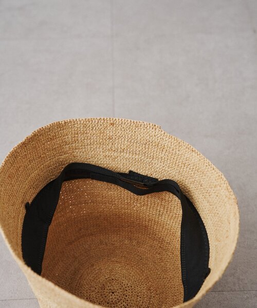 LOUNGEDRESS（ラウンジドレス）の「【GALENA/ガレナ】ラフィアバケットハット（ハット・レディース・ベージュ・FREE）」の3枚目の写真