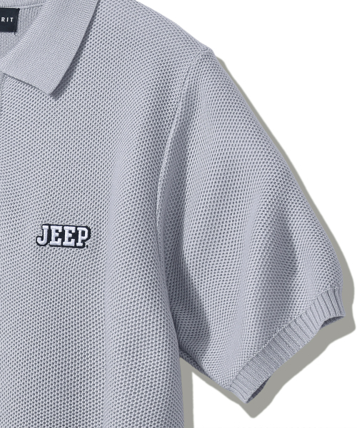 JEEP(ジープ)の「WAVY ワッフルカラー半袖ニット (JQ5KTU011LR)(ニット/セーター・レディース・その他・SMALL/MEDIUM/LARGE/X-LARGE)」の5枚目の写真