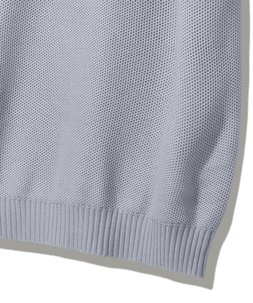 JEEP(ジープ)の「WAVY ワッフルカラー半袖ニット (JQ5KTU011LR)(ニット/セーター・レディース・その他・SMALL/MEDIUM/LARGE/X-LARGE)」の6枚目の写真