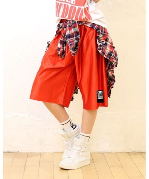 CHEER（チアー）の「ンプル無地ダンスバスケットパンツバスパン（その他パンツ・レディース・ブルー/ターコイズブルー/シルバー/レッド/ライム/ピンク/ブラック・XS/M/L/S）」の6枚目の写真
