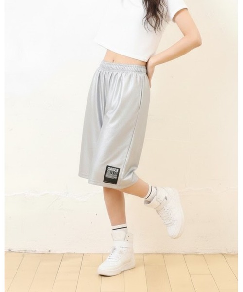 CHEER（チアー）の「ンプル無地ダンスバスケットパンツバスパン（その他パンツ・レディース・ブルー/ターコイズブルー/シルバー/レッド/ライム/ピンク/ブラック・XS/M/L/S）」の7枚目の写真
