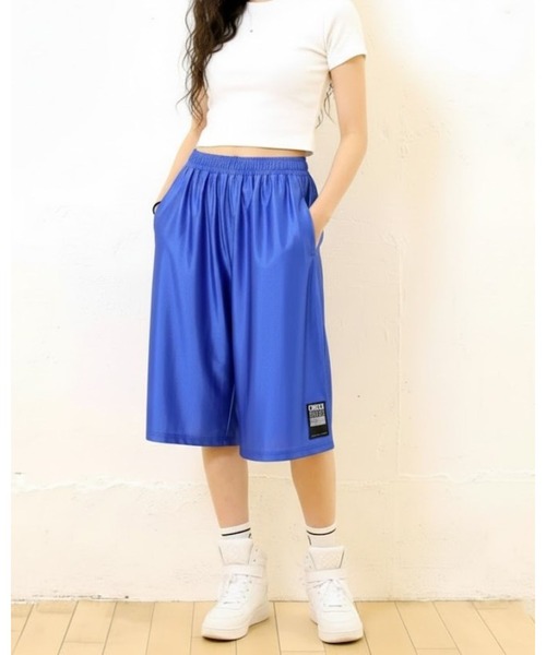 CHEER（チアー）の「ンプル無地ダンスバスケットパンツバスパン（その他パンツ・レディース・ブルー/ターコイズブルー/シルバー/レッド/ライム/ピンク/ブラック・XS/M/L/S）」の16枚目の写真