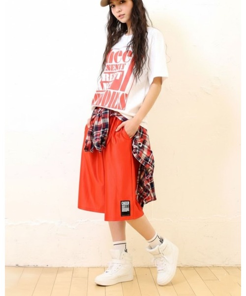 CHEER（チアー）の「ンプル無地ダンスバスケットパンツバスパン（その他パンツ・レディース・ブルー/ターコイズブルー/シルバー/レッド/ライム/ピンク/ブラック・XS/M/L/S）」の9枚目の写真
