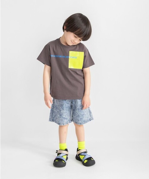 BRANSHES(ブランシェス)の「【接触冷感】アイスデニムパンツ(その他パンツ・キッズ・ネイビー/ブルー/グレー・90/100/110/120/140/150/130)」の7枚目の写真