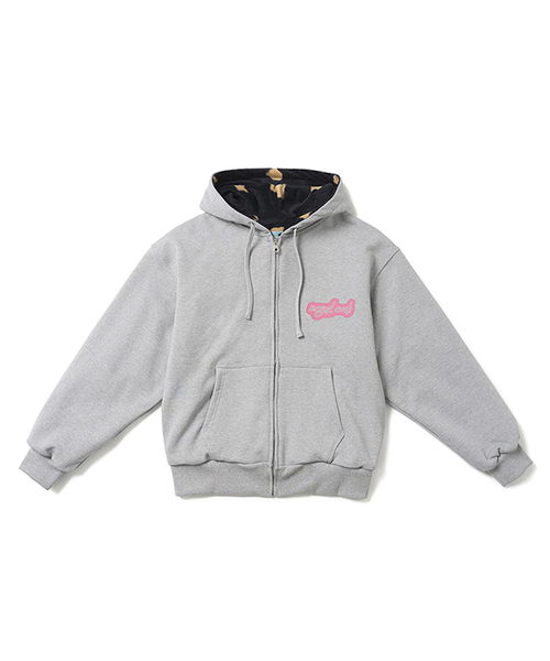 ROYAL OAK(ロイヤル・オーク)の「POLAR BEAR HOODED ZIP-UP (2 COLORS)(パーカー・レディース・グレー/ブラック・FREE)」の2枚目の写真