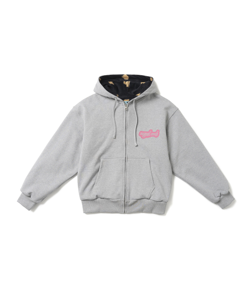 ROYAL OAK(ロイヤル・オーク)の「POLAR BEAR HOODED ZIP-UP (2 COLORS)(パーカー・レディース・グレー/ブラック・FREE)」の3枚目の写真