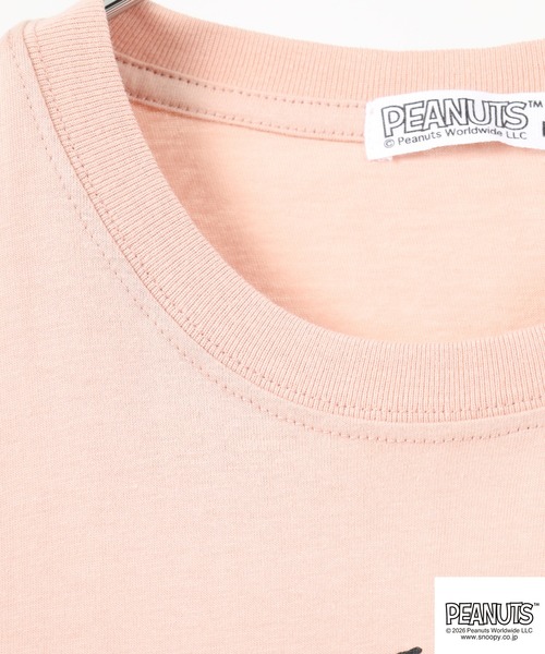 PEANUTS(ピーナッツ)の「PEANUTS コミック柄プリント天竺半袖Tシャツ(Tシャツ/カットソー・メンズ・クリーム/ホワイト系その他/ネイビー/ブラック/ピンクベージュ/オフホワイト・LL/L/M)」の14枚目の写真