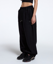 WASHED RUFFLE HOODIE ZIP-UP / BLACK