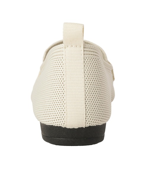 Green　Parks（グリーンパークス）の「洗えるニットローファー（ローファー・レディース・ブラック/アイボリー・L/M/S）」の5枚目の写真