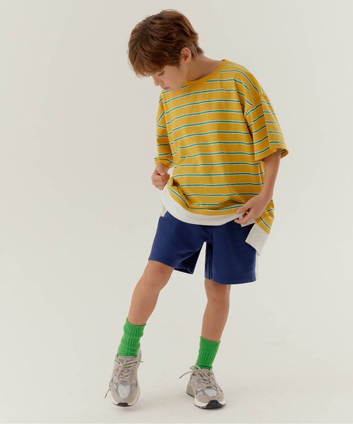 BREEZE(ブリーズ)の「【WEB限定】KUDOZ.B 配色カットソーパンツ(その他パンツ・キッズ・チャコール/カモフラージュ/ネイビー/オレンジ/ブラウン/グリーン・90/100/110/120/130/140/150/160)」の19枚目の写真