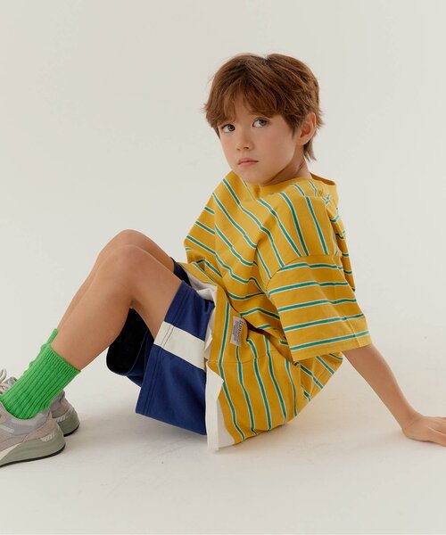 BREEZE(ブリーズ)の「【WEB限定】KUDOZ.B 配色カットソーパンツ(その他パンツ・キッズ・チャコール/カモフラージュ/ネイビー/オレンジ/ブラウン/グリーン・90/100/110/120/130/140/150/160)」の18枚目の写真