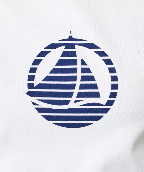 FREAK'S STORE(フリークスストア)の「PETIT BATEAU × FREAK'S STORE/プチバトー 別注 フロッキープリントTシャツ(Tシャツ/カットソー・レディース・ネイビー/オフホワイト/ブラック/その他・MEDIUM/LARGE)」の22枚目の写真