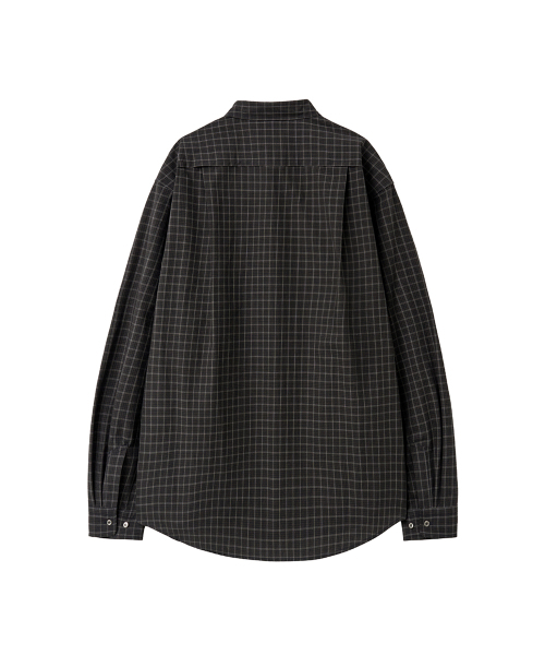 YOUCHE PRET A PORTER（ユッシュプレタポルテ）の「SQ OFFSET CHECK SHIRTS Graphite Check（シャツ/ブラウス・メンズ・その他・MEDIUM/LARGE）」の2枚目の写真