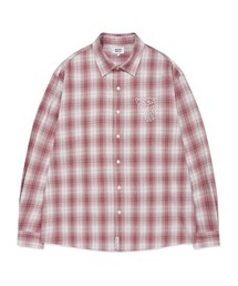 Wacky WiLLy（ワッキーウィリー）の「EMBROIDERED GRAPHIC CHECK LONG SLEEVE SHIRT（シャツ/ブラウス）」