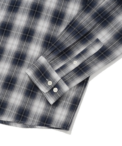 Wacky WiLLy（ワッキーウィリー）の「EMBROIDERED GRAPHIC CHECK LONG SLEEVE SHIRT（シャツ/ブラウス・メンズ・ネイビー/ピンク・SMALL/MEDIUM/LARGE）」の14枚目の写真
