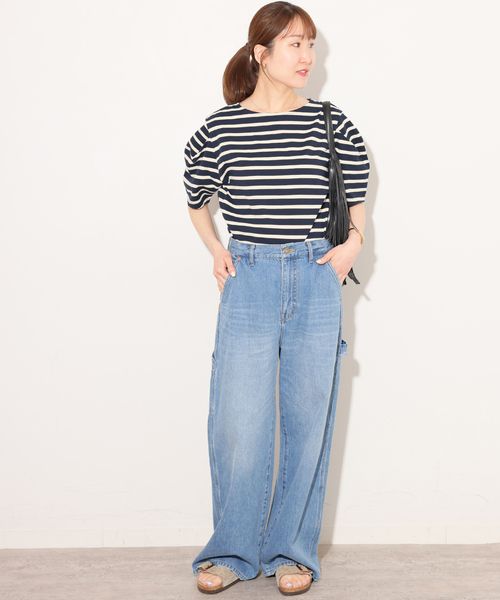 JOURNAL STANDARD relume（ジャーナルスタンダード　レリューム）の「タックデザインスリーブプルオーバー（Tシャツ/カットソー・レディース・ブラック/ホワイト/ネイビー・FREE）」の19枚目の写真