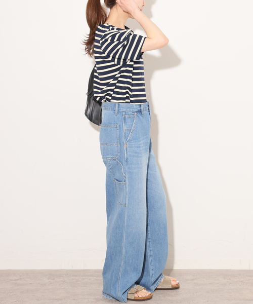 JOURNAL STANDARD relume（ジャーナルスタンダード　レリューム）の「タックデザインスリーブプルオーバー（Tシャツ/カットソー・レディース・ブラック/ホワイト/ネイビー・FREE）」の20枚目の写真