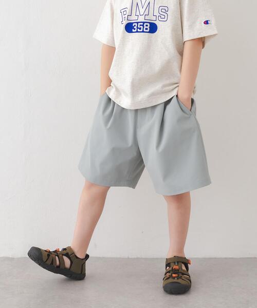URBAN RESEARCH DOORS(アーバンリサーチドアーズ)の「『150サイズあり』『親子リンク』『UR TECH』サマシェアショーツ(KIDS)(その他パンツ・キッズ・チャコールグレー/グリーン・135/150/120)」の1枚目の写真