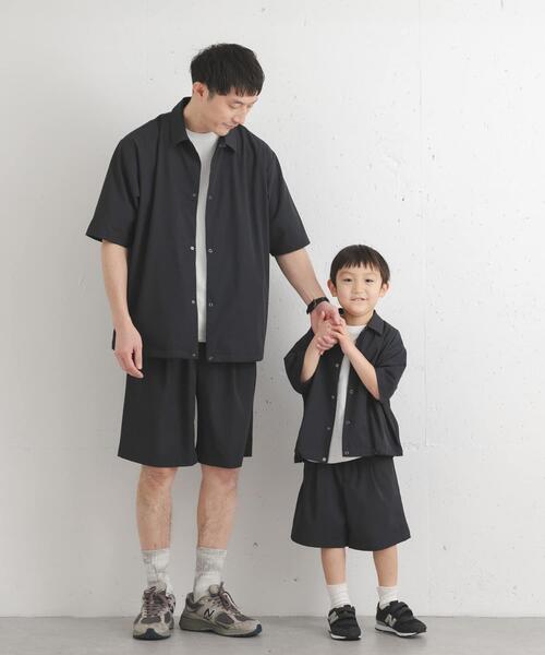 URBAN RESEARCH DOORS(アーバンリサーチドアーズ)の「『150サイズあり』『親子リンク』『UR TECH』サマシェアショーツ(KIDS)(その他パンツ・キッズ・チャコールグレー/グリーン・135/150/120)」の20枚目の写真
