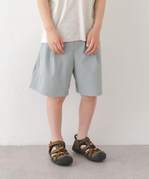 URBAN RESEARCH DOORS(アーバンリサーチドアーズ)の「『150サイズあり』『親子リンク』『UR TECH』サマシェアショーツ(KIDS)(その他パンツ・キッズ・チャコールグレー/グリーン・135/150/120)」の5枚目の写真