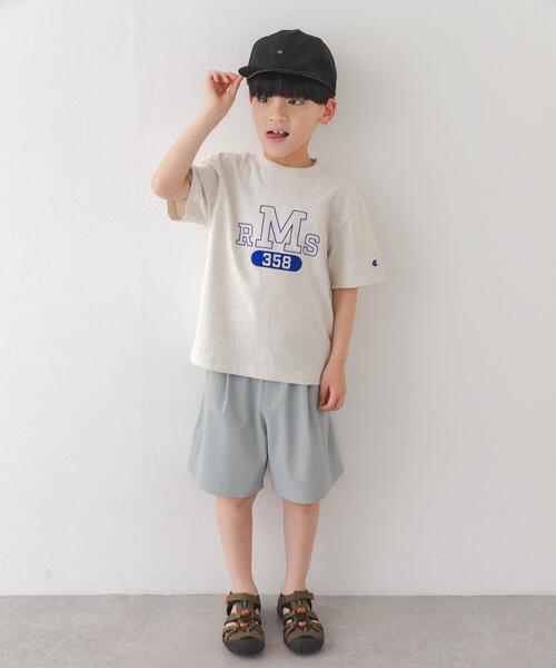 URBAN RESEARCH DOORS(アーバンリサーチドアーズ)の「『150サイズあり』『親子リンク』『UR TECH』サマシェアショーツ(KIDS)(その他パンツ・キッズ・チャコールグレー/グリーン・135/150/120)」の8枚目の写真