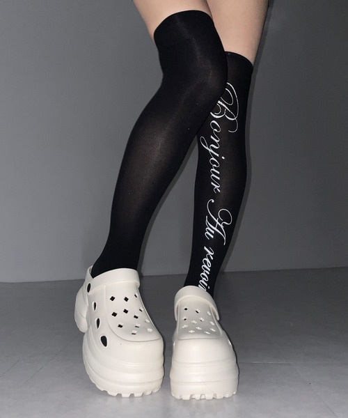 me+em select(ミームセレクト)の「厚底クロッグサンダル / Platform clog sandals(サンダル・レディース・ブラック/アイボリー・LARGE/MEDIUM/SMALL)」の19枚目の写真
