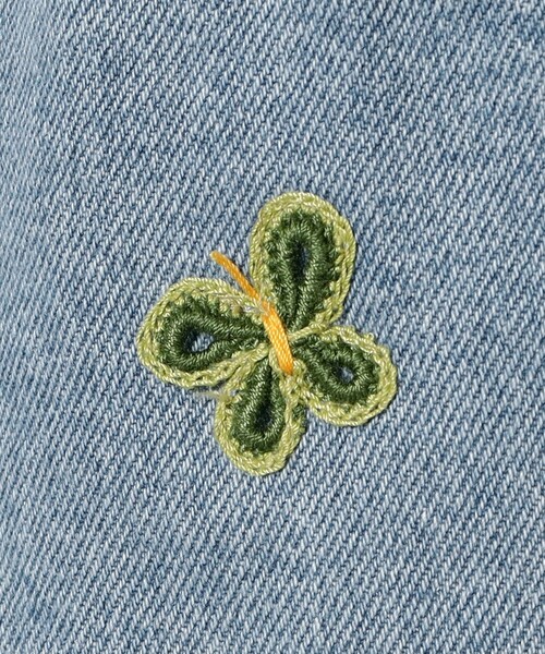 fennica(フェニカ)の「Monitaly / CROCHET PAINTER PANTS 刺繍 デニムパンツ(デニムパンツ・メンズ・ブルー系その他・32inch/30inch)」の7枚目の写真