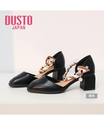 【DUSTO】"レディース スクエアパンプス"(MA)